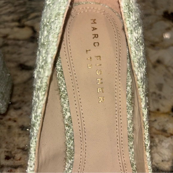 Mark Fisher Ltd NEW SZ 8.5 tweed block heels - Picture 12 of 13